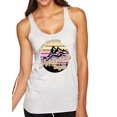 thumbnail image 1 of Wild Bobby Let Our Classroom Adventure Begin Mountain Sunset Light Colors Pop Culture Women Tri-Blend Racerback Tank Top, Heather White, X-Large, 1 of 6