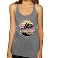 thumbnail image 1 of Wild Bobby Let Our Classroom Adventure Begin Mountain Sunset Light Colors Pop Culture Women Tri-Blend Racerback Tank Top, Premium Heather, Small, 1 of 6
