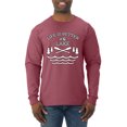 thumbnail image 1 of Wild Bobby, Life Is Better At The Lake, Men Long Sleeve Shirt, Vintage Heather Red, XX-Large, 1 of 4