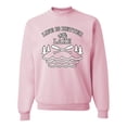 thumbnail image 1 of Wild Bobby, Life Is Better At The Lake, Unisex Crewneck Graphic Sweatshirt, Light Pink, Small, 1 of 4