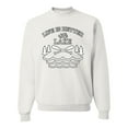 thumbnail image 1 of Wild Bobby, Life Is Better At The Lake, Unisex Crewneck Graphic Sweatshirt, White, X-Large, 1 of 4