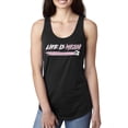 thumbnail image 1 of Wild Bobby Life Is Miami Soccer GOAT Sports Women Racerback Tank Top, Black, Small, 1 of 5