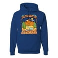 thumbnail image 1 of Wild Bobby Life Was Meant For Great Adventures Mountains Pine Trees Nature Lover Unisex Hoodie Sweatshirt, Royal, Medium, 1 of 6
