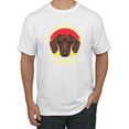 thumbnail image 1 of Wild Bobby, Life is Better with My Daschund Cute, Dog Lover, Men Graphic Tee, White, Large, 1 of 4