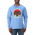 thumbnail image 1 of Wild Bobby, Life is Better with My Daschund Cute, Dog Lover, Men Long Sleeve Shirt, Light Blue, Medium, 1 of 4