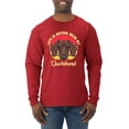 thumbnail image 1 of Wild Bobby, Life is Better with My Daschund Cute, Dog Lover, Men Long Sleeve Shirt, Red, X-Large, 1 of 4