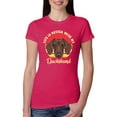 thumbnail image 1 of Wild Bobby, Life is Better with My Daschund Cute, Dog Lover, Women Slim Fit Junior Tee, Raspberry, Medium, 1 of 4