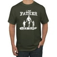 thumbnail image 1 of Wild Bobby,Like Father Like Sons Boy Dad Daddys Boy Gift, Father's Day, Men Graphic Tees, Military Green, 4XL, 1 of 3