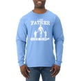 thumbnail image 1 of Wild Bobby,Like Father Like Sons Boy Dad Daddys Boy Gift, Father's Day, Men Long Sleeve Shirt, Light Blue, Large, 1 of 3
