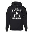 thumbnail image 1 of Wild Bobby,Like Father Like Sons Boy Dad Daddys Boy Gift, Father's Day, Unisex Graphic Hoodie Sweatshirt, Black, Small, 1 of 3