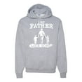 thumbnail image 1 of Wild Bobby,Like Father Like Sons Boy Dad Daddys Boy Gift, Father's Day, Unisex Graphic Hoodie Sweatshirt, Heather Grey, Small, 1 of 3