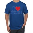 thumbnail image 1 of Wild Bobby, Live In Peace Paint Peace Logo Pop Culture Men's Graphic T-Shirt, Royal, Large, 1 of 3