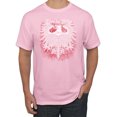 thumbnail image 1 of Wild Bobby, Live To Ride Motto Motorcylce Club Cars and Trucks Men's Graphic T-Shirt, Light Pink, 4XL, 1 of 3