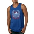 thumbnail image 1 of Wild Bobby, Live To Ride Motto Motorcylce Club Cars and Trucks Mens Graphic Tank Top, Royal, Large, 1 of 3