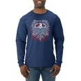thumbnail image 1 of Wild Bobby, Live To Ride Motto Motorcylce Club Cars and Trucks Mens Long Sleeve Shirt, Navy, Medium, 1 of 3