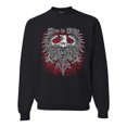 thumbnail image 1 of Wild Bobby, Live To Ride Motto Motorcylce Club Cars and Trucks Unisex Crewneck Graphic Sweatshirt, Black, Small, 1 of 3