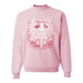 thumbnail image 1 of Wild Bobby, Live To Ride Motto Motorcylce Club Cars and Trucks Unisex Crewneck Graphic Sweatshirt, Light Pink, Small, 1 of 3