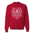 thumbnail image 1 of Wild Bobby, Live To Ride Motto Motorcylce Club Cars and Trucks Unisex Crewneck Graphic Sweatshirt, Red, X-Large, 1 of 3