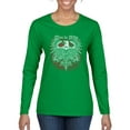 thumbnail image 1 of Wild Bobby, Live To Ride Motto Motorcylce Club Cars and Trucks Womens Graphic Long Sleeve T-Shirt, Kelly, Small, 1 of 3
