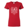 thumbnail image 1 of Wild Bobby, Live To Ride Motto Motorcylce Club Cars and Trucks Womens Graphic T-Shirt, Red, Medium, 1 of 3