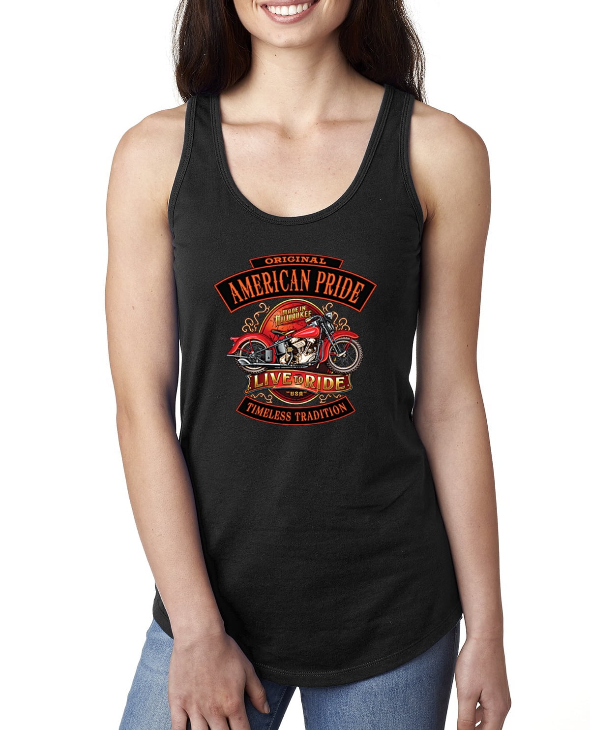Womens motorcycle store tank tops