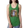 thumbnail image 1 of Wild Bobby, Living Life In The Sun Surfboards Sunsets Lighthouse Pop Culture Ladies Racerback Tank Top, Kelly, Large, 1 of 3