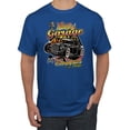 thumbnail image 1 of Wild Bobby, Living Life In The Sun Surfboards Sunsets Lighthouse Pop Culture Men's Graphic T-Shirt, Royal, 2XL, 1 of 3