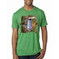 thumbnail image 1 of Wild Bobby, Living Life In The Sun Surfboards Sunsets Lighthouse Pop Culture Mens Premium Tri Blend T-Shirt, Envy, X-Large, 1 of 3