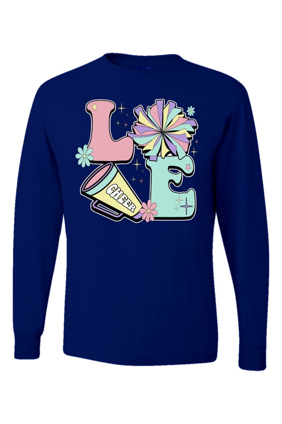 Love Cheer Men Long Sleeve Shirt