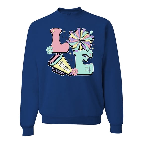 Wild Bobby Love Cheer Unisex Crewneck Sweatshirt