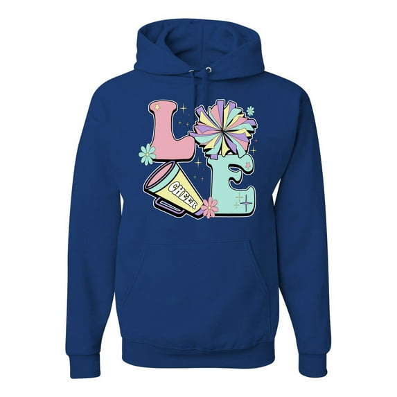 Wild Bobby Love Cheer Unisex Hoodie Sweatshirt