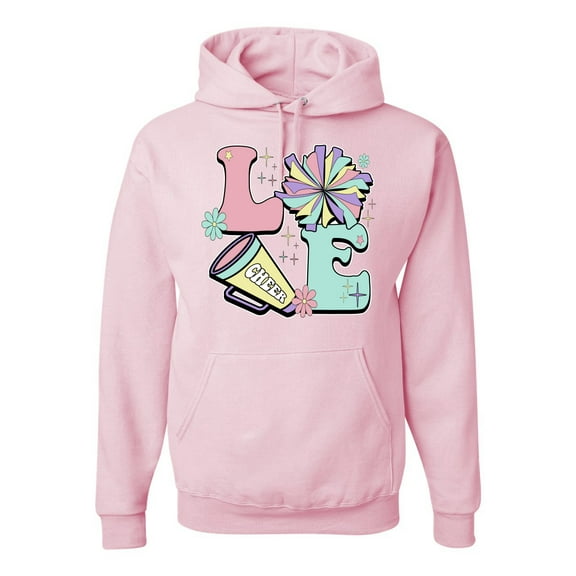 Wild Bobby Love Cheer Unisex Hoodie Sweatshirt