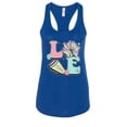 thumbnail image 1 of Wild Bobby Love Cheer Women Racerback Tank Top, 1 of 5
