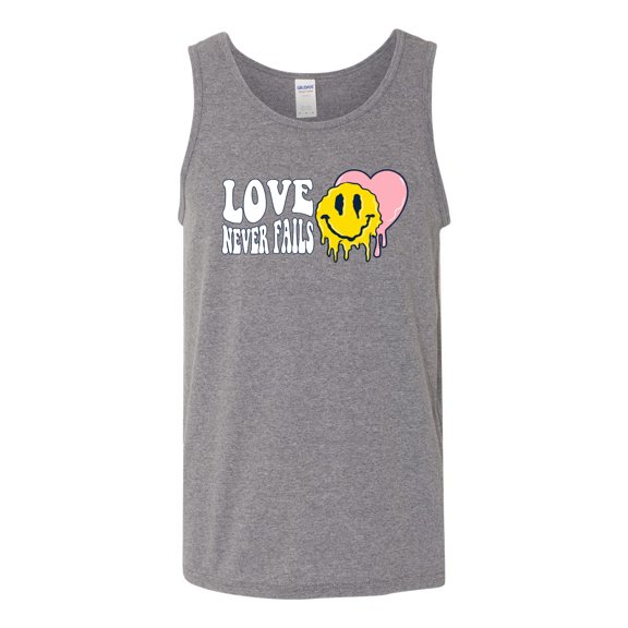 Wild Bobby Love Never Fails Streetwear Men Tank Top