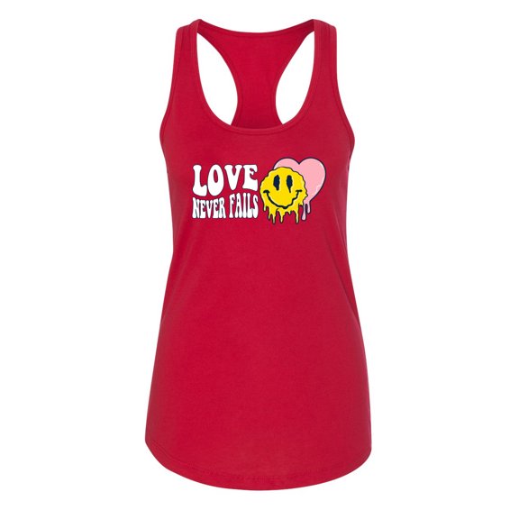 Wild Bobby Love Never Fails Streetwear Women Racerback Tank Top