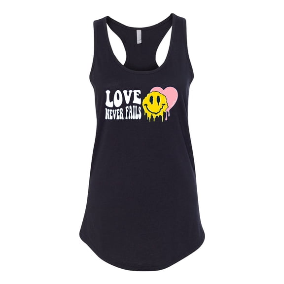 Wild Bobby Love Never Fails Streetwear Women Racerback Tank Top