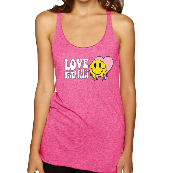 Wild Bobby Love Streetwear Women Tri-Blend Racerback Tank Top