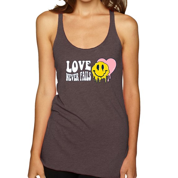 Wild Bobby Love Streetwear Women Tri-Blend Racerback Tank Top