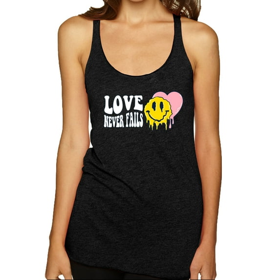 Wild Bobby Love Streetwear Women Tri-Blend Racerback Tank Top