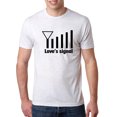thumbnail image 1 of Wild Bobby, Love's Signal Love Language Couple Valentine's Day Mens Premium Tri Blend T-Shirt, Heather White, X-Large, 1 of 3