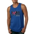 thumbnail image 1 of Wild Bobby, Loved John 3:16 Inspirational/Christian Men Graphic Tank Top, Royal, Medium, 1 of 6
