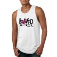thumbnail image 1 of Wild Bobby, Loved John 3:16 Inspirational/Christian Men Graphic Tank Top, White, 3X-Large, 1 of 6