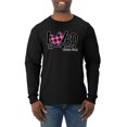 thumbnail image 1 of Wild Bobby, Loved John 3:16 Inspirational/Christian Men Long Sleeve Shirt, Black, Small, 1 of 6