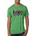 thumbnail image 1 of Wild Bobby, Loved John 3:16 Inspirational/Christian Men Premium Tri Blend Tee, Envy, X-Large, 1 of 6