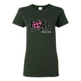 thumbnail image 1 of Wild Bobby Loved John 3:16 Inspirational/Christian Women Graphic Tee, Forest Green, XX-Large, 1 of 6