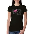 thumbnail image 1 of Wild Bobby Loved John 3:16 Inspirational/Christian Women Slim Fit Junior Tee, Black, Small, 1 of 6