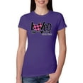 thumbnail image 1 of Wild Bobby, Loved John 3:16 Inspirational/Christian Women Slim Fit Junior Tee, Purple Rush, X-Large, 1 of 6