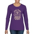 thumbnail image 1 of Wild Bobby Loyal To One Dedicated Steadfast In Faith | Religious Bible Verse John 14:6 Inspirational/Christian Women Graphic Long Sleeve Tee, Purple, Small, 1 of 6