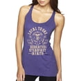 thumbnail image 1 of Wild Bobby Loyal To One Dedicated Steadfast In Faith | Religious Bible Verse John 14:6 Inspirational/Christian Women Tri-Blend Racerback Tank Top, Purple Rush, Medium, 1 of 6