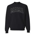 thumbnail image 1 of Wild Bobby MAMA Varsity Letters Unisex Crewneck Sweatshirt, 1 of 6
